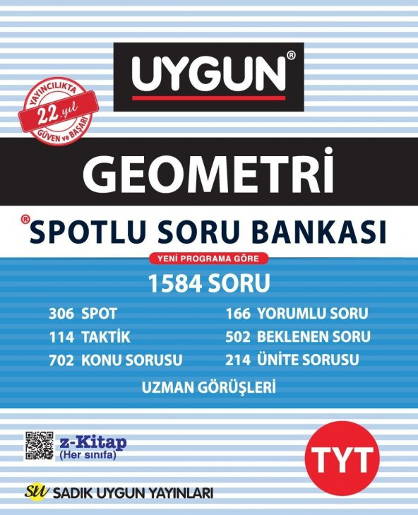 TYT Geometri Spotlu Soru Bankası Sadık Uygun Yayınları - 1