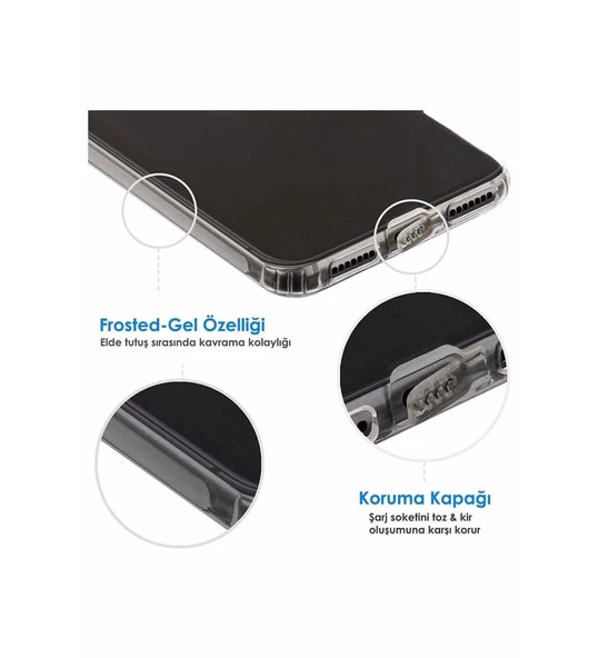 Samsung Galaxy S24 Ultra Şeffaf Silikon Kılıf ürün görseli