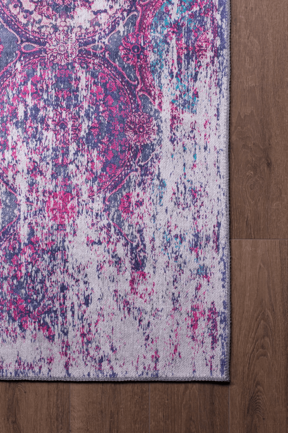 Artloop Modern Fusion Dekoratif Halı Mor Halı AL 104