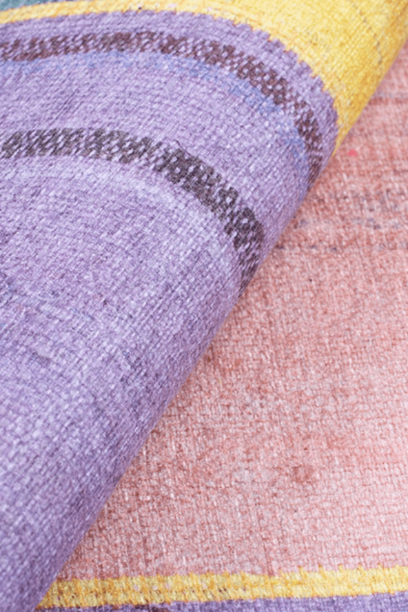 Artloop Patchwork Desenli Jazz Dekoratif Halı Multi Halı AL 48 - 4