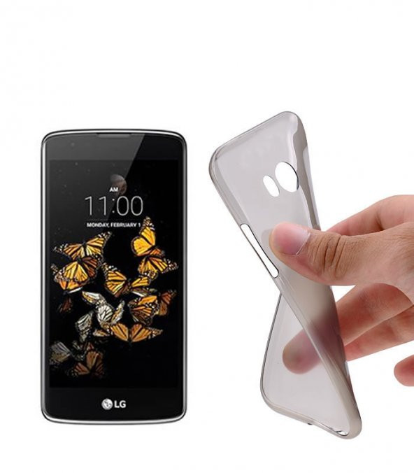 Lg K8 0.20mm Spada Soft Silikon Kılıf - ŞEFFAF - 3