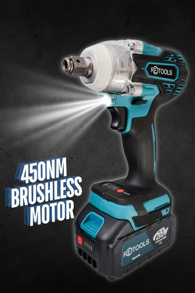 RETOOLS 450 NM Somun Sıkma Makinesi: Yüksek Tork ve Üstün Performans! - 2