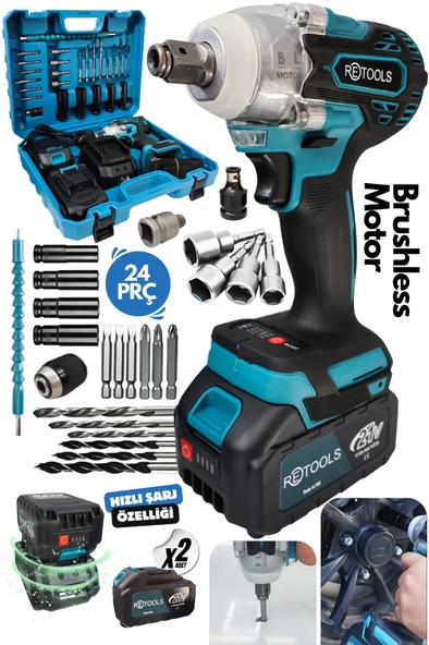 RETOOLS 450 NM Somun Sıkma Makinesi: Yüksek Tork ve Üstün Performans! - 1