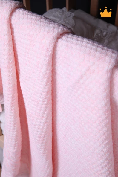 Babyhola %100 Pamuk Astarlı Triko Kız Erkek Bebek Battaniye Tv Battaniyesi 13518 - 9