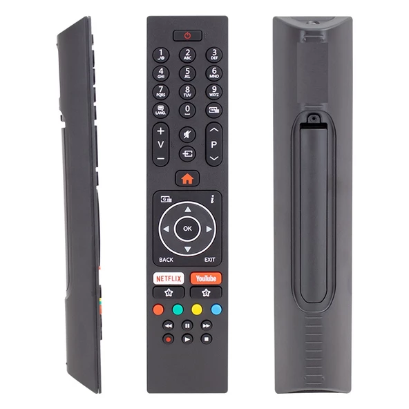 VESTEL 4K SMART 55UD8450 55'' LCD-LED TV KUMANDA (RC43135 BLACK NOBRAND V2) ürün görseli 1