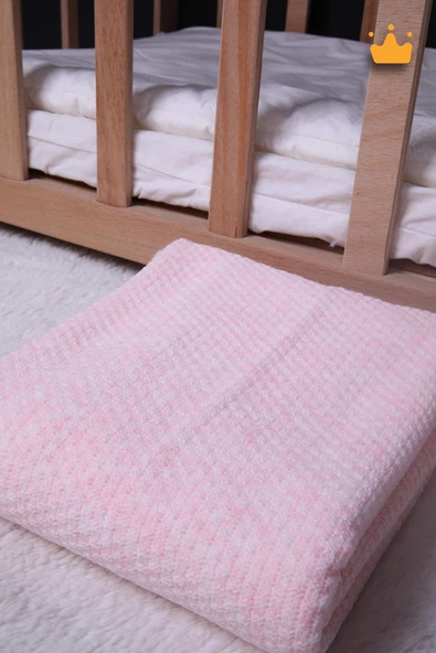 Babyhola %100 Pamuk Astarlı Triko Kız Erkek Bebek Battaniye Tv Battaniyesi 13518 - 10