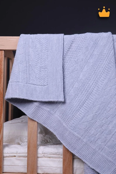 Babyhola 90x100cm Triko Kız Erkek Bebek Battaniye Tv Battaniyesi 13786 - 6