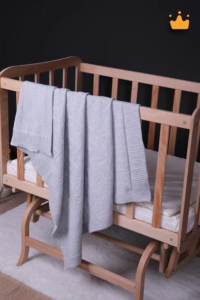 Babyhola 90x100cm Triko Kız Erkek Bebek Battaniye Tv Battaniyesi 13784 - 6