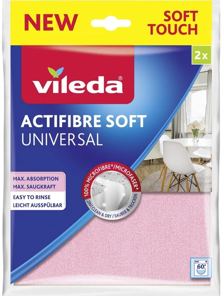 Vileda Actifibre Soft Universal Mikrofiber Bez 2 Li
