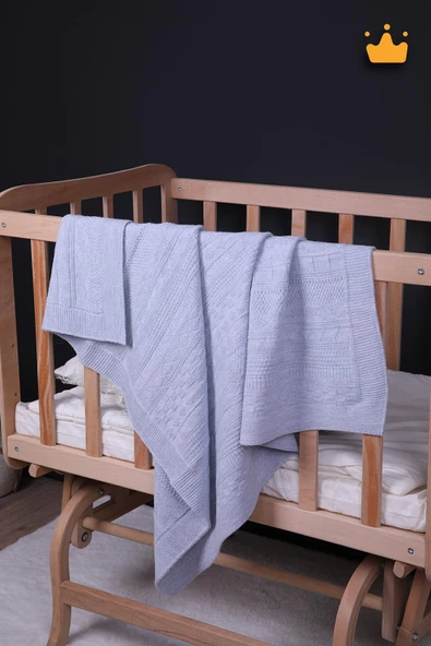 Babyhola 90x100cm Triko Kız Erkek Bebek Battaniye Tv Battaniyesi 13786 - 11