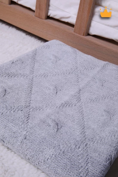 Babyhola 90x100cm Triko Kız Erkek Bebek Battaniye Tv Battaniyesi 13784 - 10