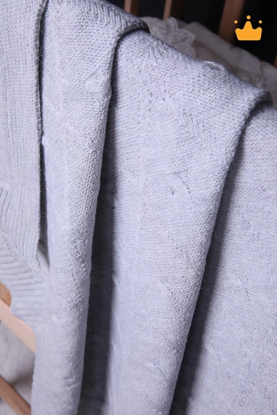 Babyhola 90x100cm Triko Kız Erkek Bebek Battaniye Tv Battaniyesi 13784 - 8