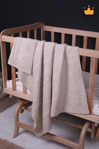 Babyhola 90x100cm Triko Kız Erkek Bebek Battaniye Tv Battaniyesi 13786 - 12