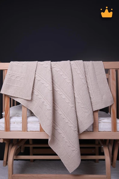 Babyhola Triko Kız Erkek Bebek Battaniye Tv Battaniyesi 13720 - 2