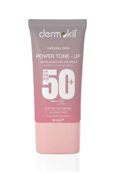 Dermokil Power Tone-Up Güneş Koruyucu Yüz Kremi 50+Spf