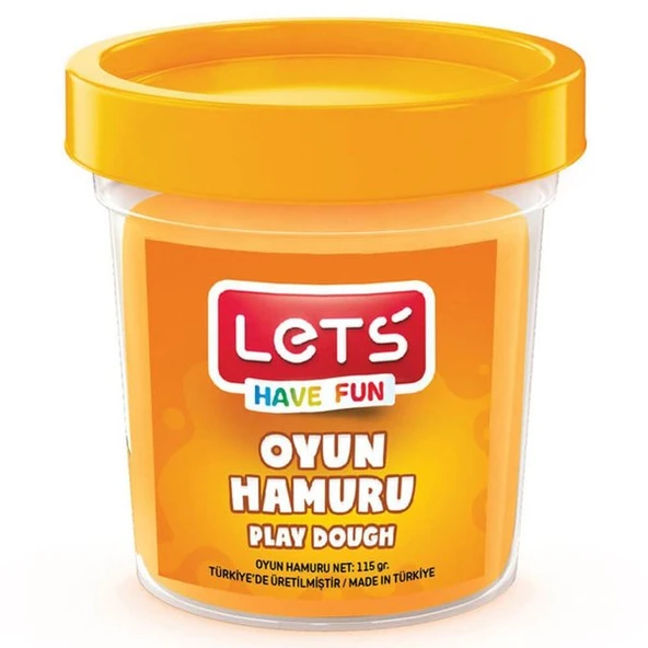 Lets Oyun Hamuru  115gr Turuncu ürün görseli