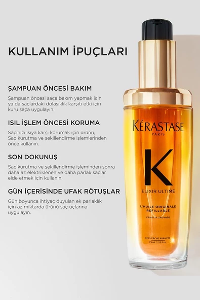 Elixir Ultime Saç Bakım Yağı 75 ml - 2