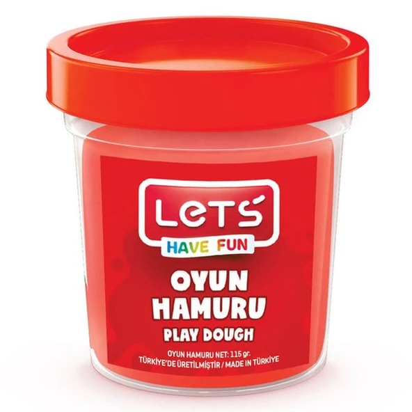 Lets Oyun Hamuru  115gr Kırmızı ürün görseli