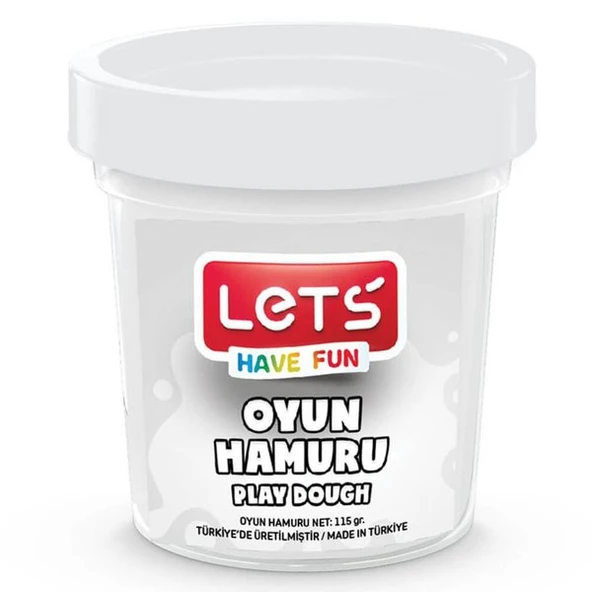 Lets Oyun Hamuru  115gr Beyaz ürün görseli