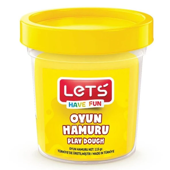 Lets Oyun Hamuru  115gr Sarı