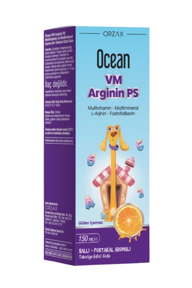 Ocean Vm Arginin Ps Şurup 150 ml ürün görseli
