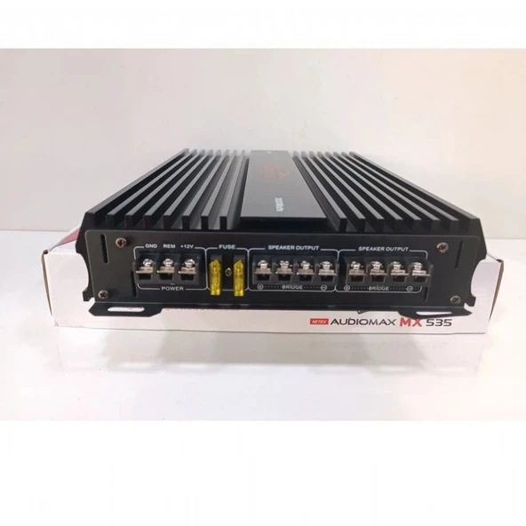 AUDIOMAX MX535 4 KANAL 3000 ARAÇ SES SİSTEM AMFİSİ - 2