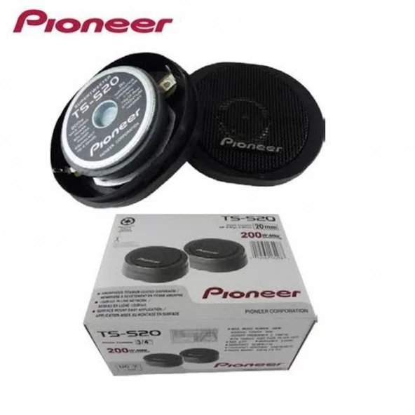 PİONEER TS-S20 TWETER 200 WATT ORJİNAL AMFİYE DAYANIKLI