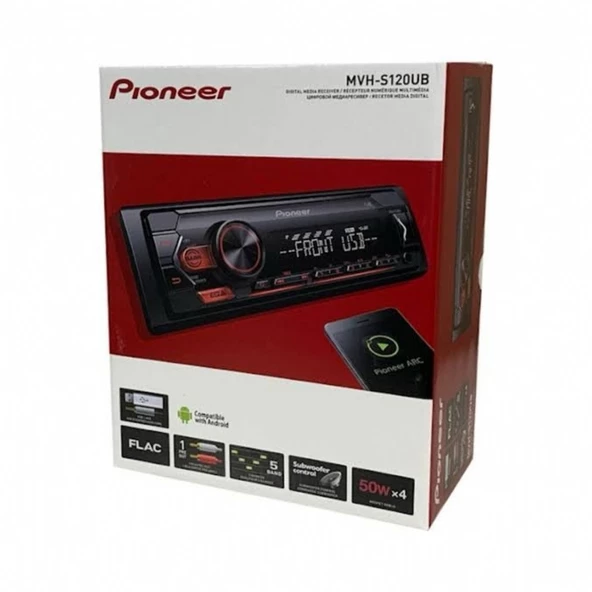 PİONEER MVH-S120UB FM/USB/AUX OTO TEYP - 4