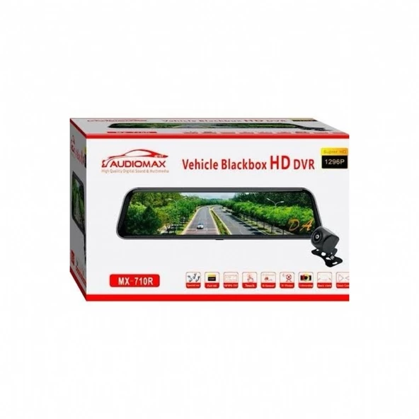 AUDİOMAX MX 710R FULL HD KAYITLI AYNA KAMERA ÖN-ARKA KAMERA - 5