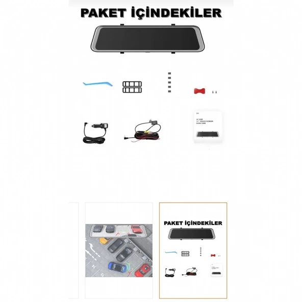 AUDİOMAX MX 710R FULL HD KAYITLI AYNA KAMERA ÖN-ARKA KAMERA - 3