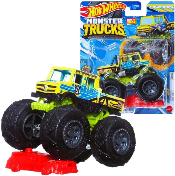 Hot Wheels Monster Trucks 1:64 Arabalar UNIMOG FYJ44-HTM39
