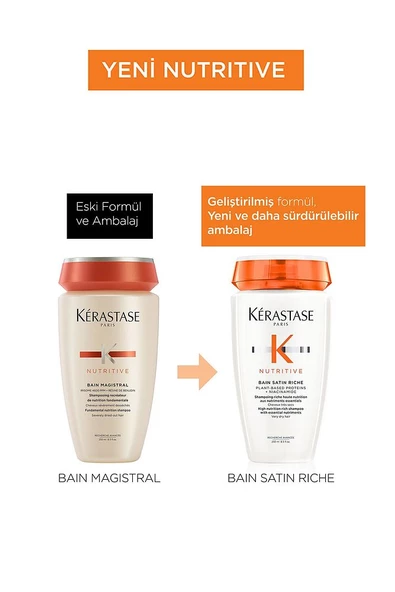 Kerastase Nutritive Bain Satin Riche Yoğun Nemlendirici Şampuan 250 ml - Resim 4