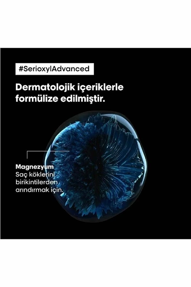 Serie Expert Serioxyl Advanced Incelmiş Saç Telleri Için Yoğunluk Kazandıran Şampuan 1500 ml - Resim 3