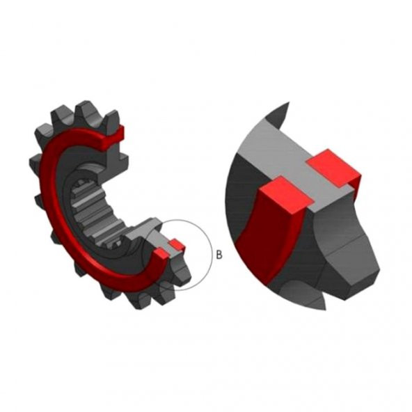 Aprilia Pegaso 660 Trail (2006-2008) Ognibene Ön Dişli - 2