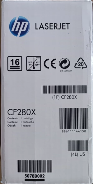 HP 80X CF280X TONER,Siyah,Orijinal - 4