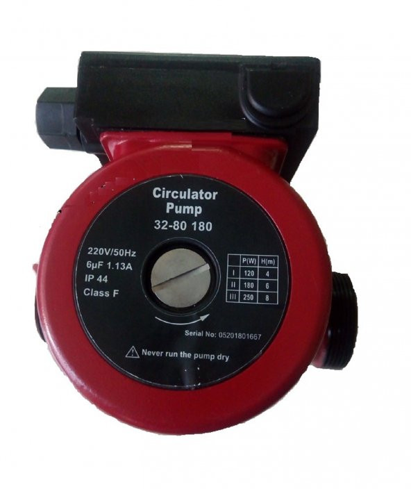 Kömürlü Kazan Sirkülasyon Pompası - Devir Daim 32 - 80 - 180 - 3