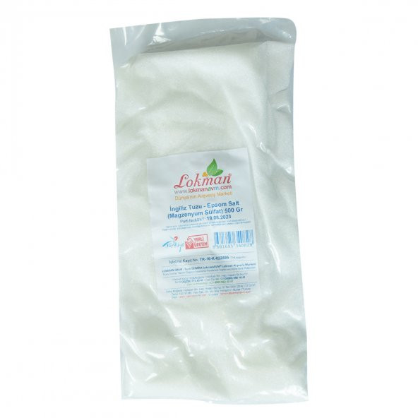 İngiliz Tuzu Yenilebilir Epsom Salt Magzenyum Sülfat 500 Gr - 2