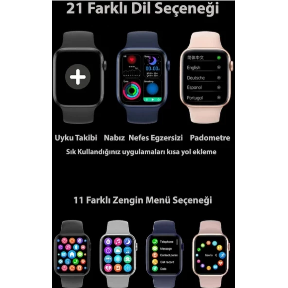 DT NO1 DT7 Max Watch 7 Akıllı Saat (İthalatçı Garantili) - 4
