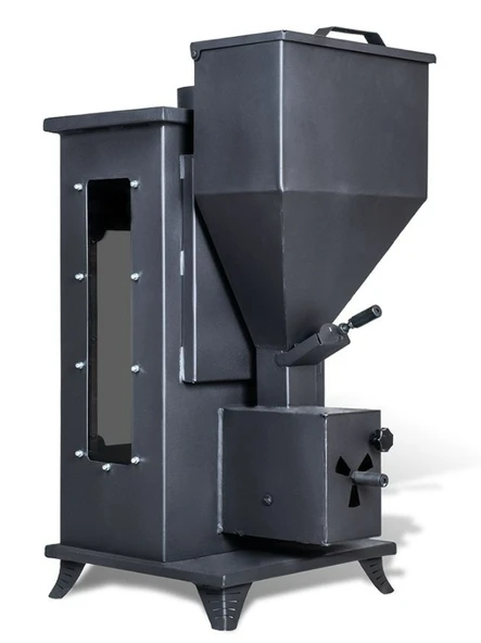 Pelet Sobası 3 Tarafı Camlı Şömine Tipi Modeli F002