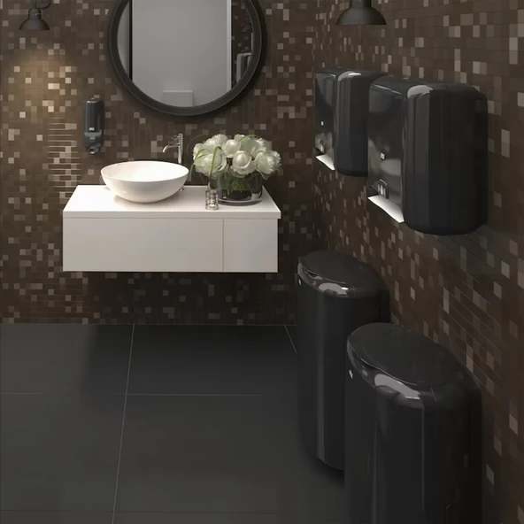 Tork Çöp Kovası Siyah 50 Litre (563008) - 3