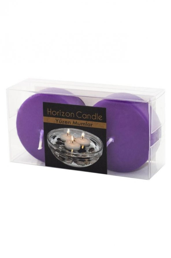 Mum Horizon Candle 2li Mor Kokusuz - 1