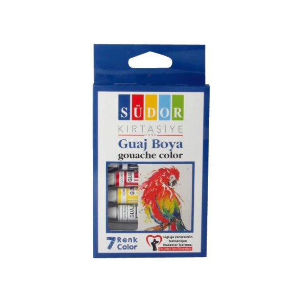 Südor Guaj Boya Tüp 8.5 ML 7 Renk SD571 ürün görseli 1