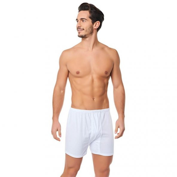 Poky Erkek Paçalı Pamuklu 12li Külot Boxer - 3