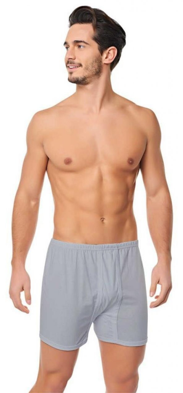 Poky Erkek Paçalı Pamuklu 12li Külot Boxer - 4