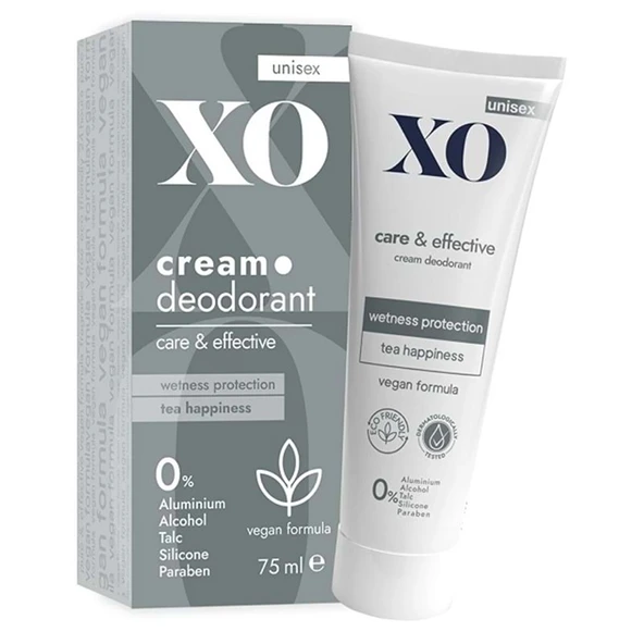 XO Krem Deodorant 75ML Unisex Care & Effective Parfümlü ürün görseli 1
