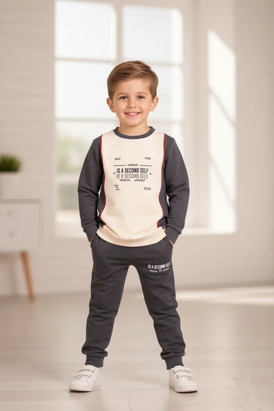 Parçalı Erkek Çocuk Eşofman MNK3110 - 16