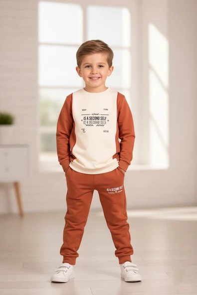 Parçalı Erkek Çocuk Eşofman MNK3110 - 11