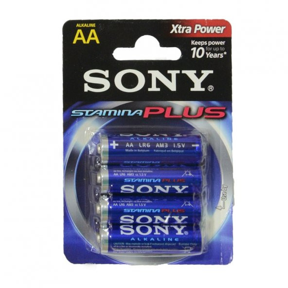 Sony Alkalin Kalem Pil 4 Lü