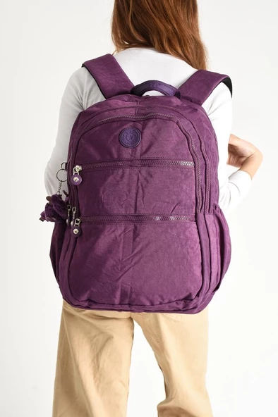 Okul Çantası Klinkır Kumaş Hafif Çok Cepli 571 Collection 45*30 Cm Unisex Sırt Çantası Su İtici - 12