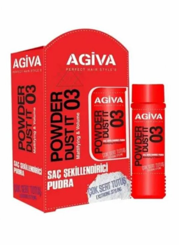 Agiva Çok Sert Tutuş Saç Şekillendirici Saç Pudrası 20 G